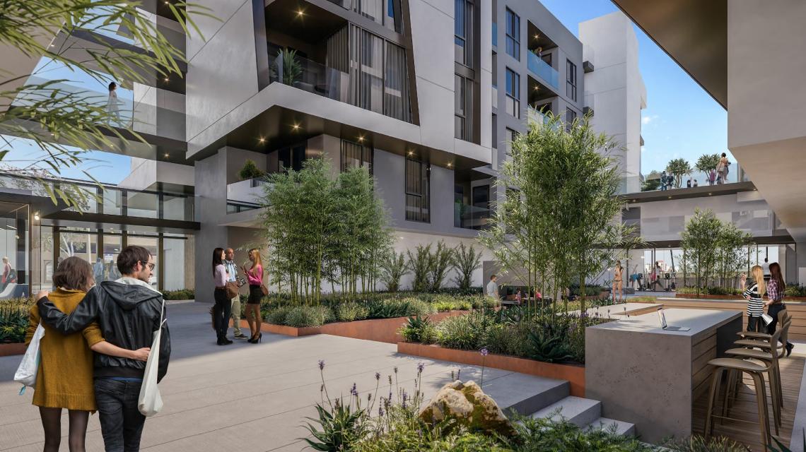 その他 Sermon On Exposition Boulevard $56M mixed-use development starts to rise at 1069 W